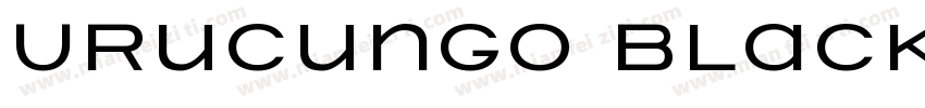 Urucungo Black字体转换